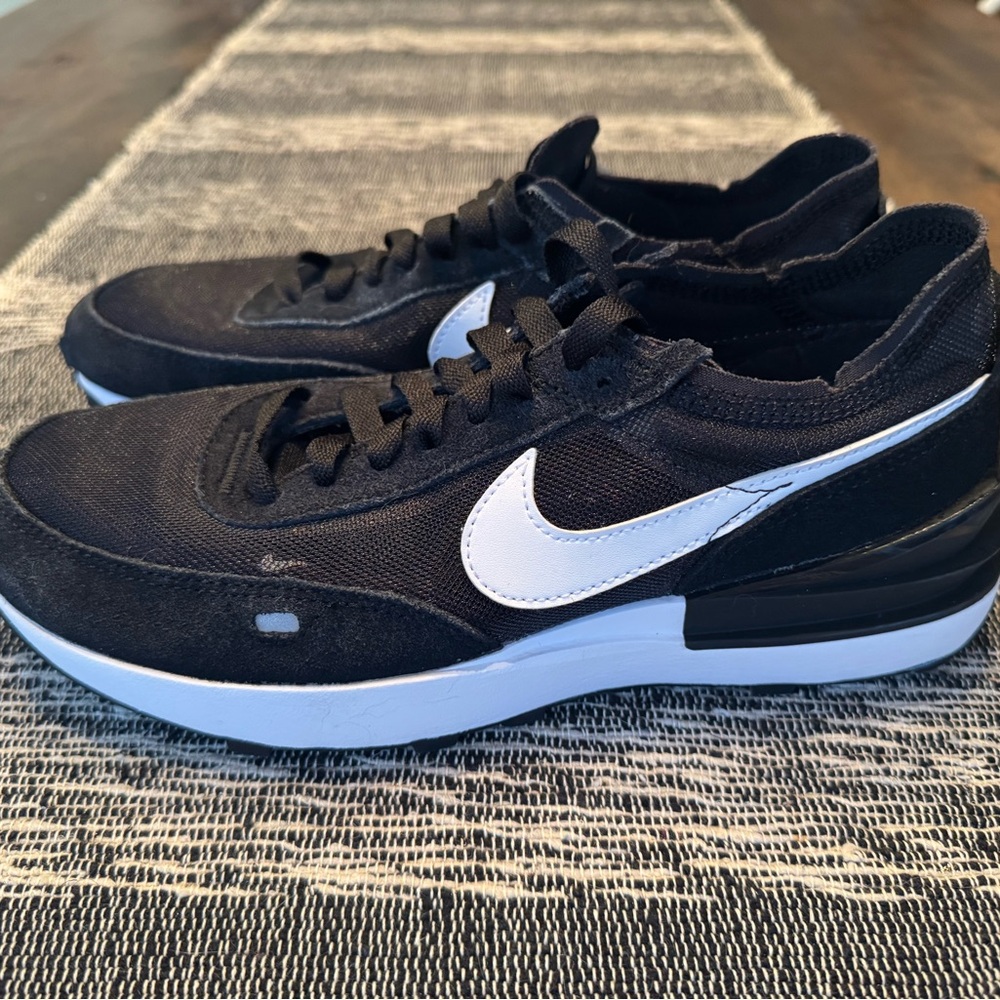 Nike Black and White Low-Top Sneakers